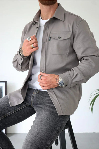 Aang - Camisa Casual Moderna para Hombres