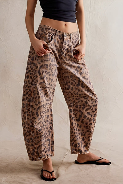 Jocelyn - Jeans casuales y anchos para mujeres