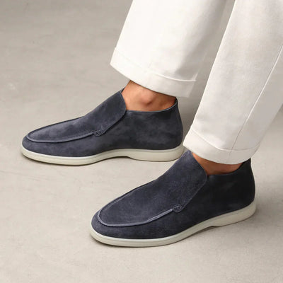 Kristopher - Lujosos suaves mocasines de gamuza