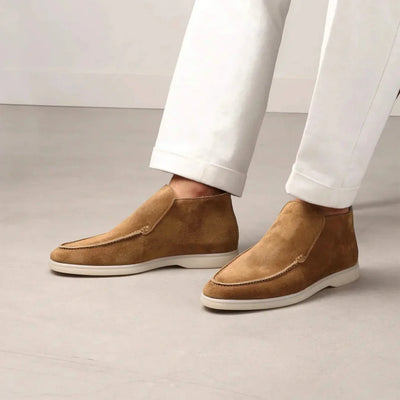 Kristopher - Lujosos suaves mocasines de gamuza