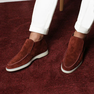 Kristopher - Lujosos suaves mocasines de gamuza