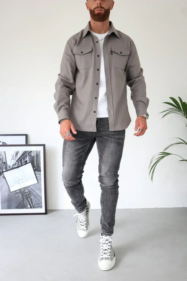 Aang - Camisa Casual Moderna para Hombres