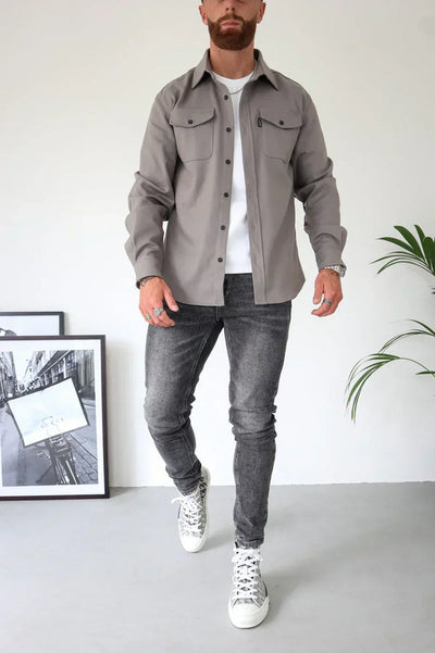 Aang - Camisa Casual Moderna para Hombres