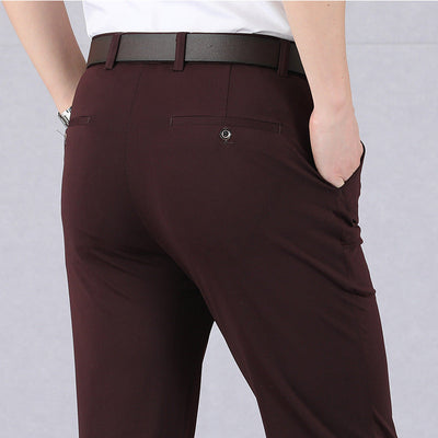 Beckett - Pantalones de Traje Elásticos Casuales para Hombres