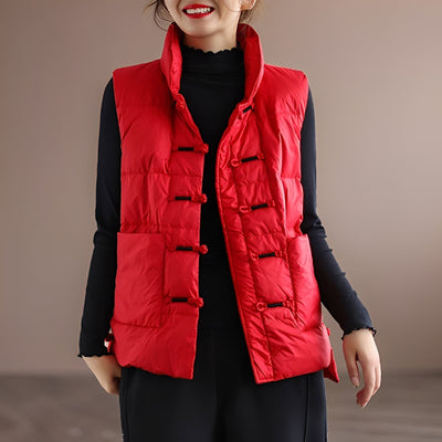 Daphne - Chaqueta sin mangas con bolsillos para mujeres