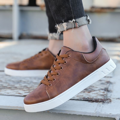 Randall - Elegantes zapatos planos de cuero para hombres