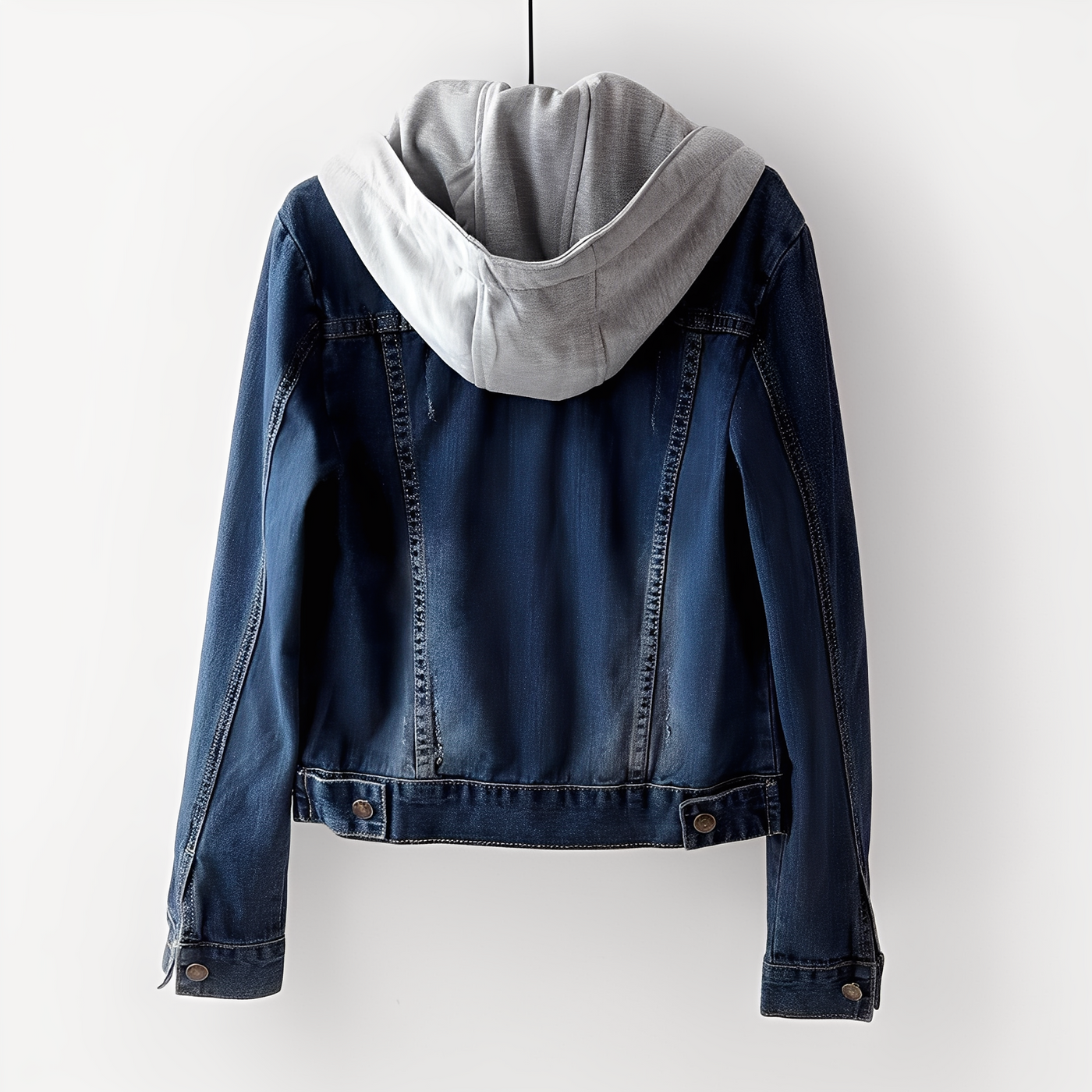Karolyn - Elegante chaqueta de jeans con capucha para mujeres