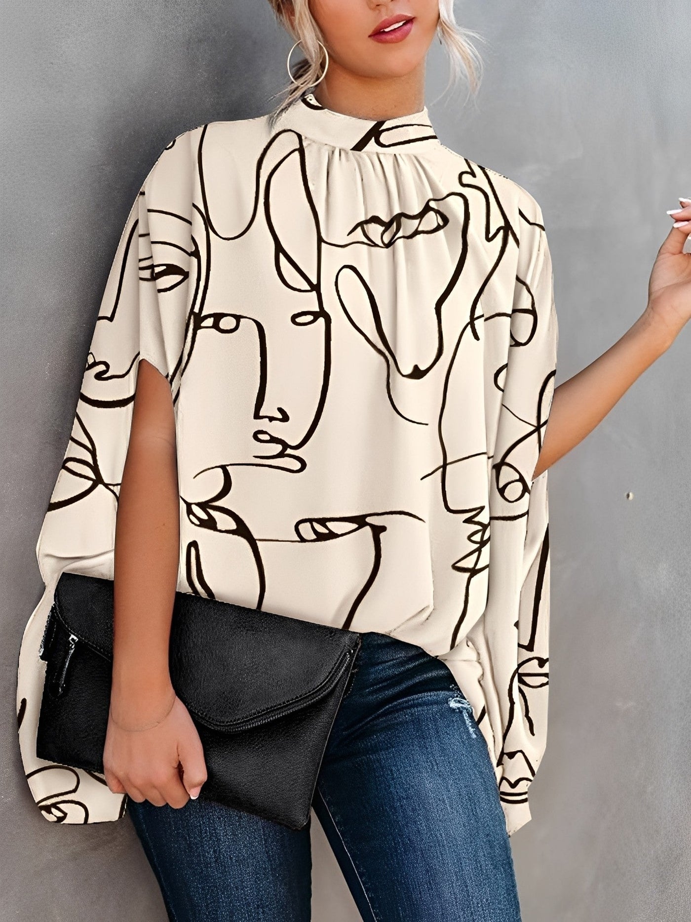 Nicola - Blusa Elegante con Flair para Mujeres