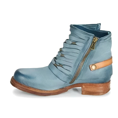 Jacqueline - Elegantes Botines de Cuero para Mujeres