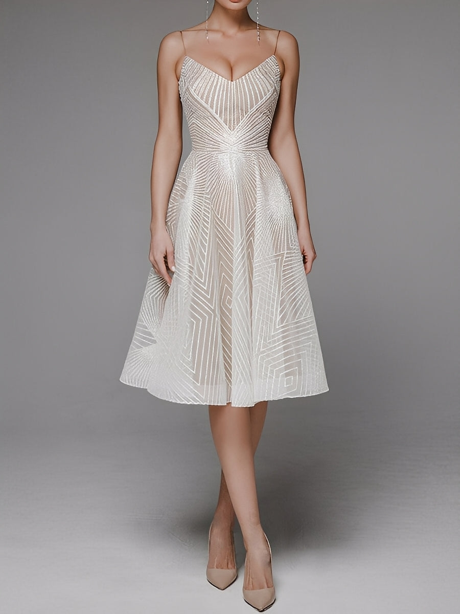Anabelle - Elegante vestido sin mangas con tirantes para mujeres