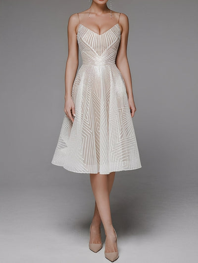Anabelle - Elegante vestido sin mangas con tirantes para mujeres