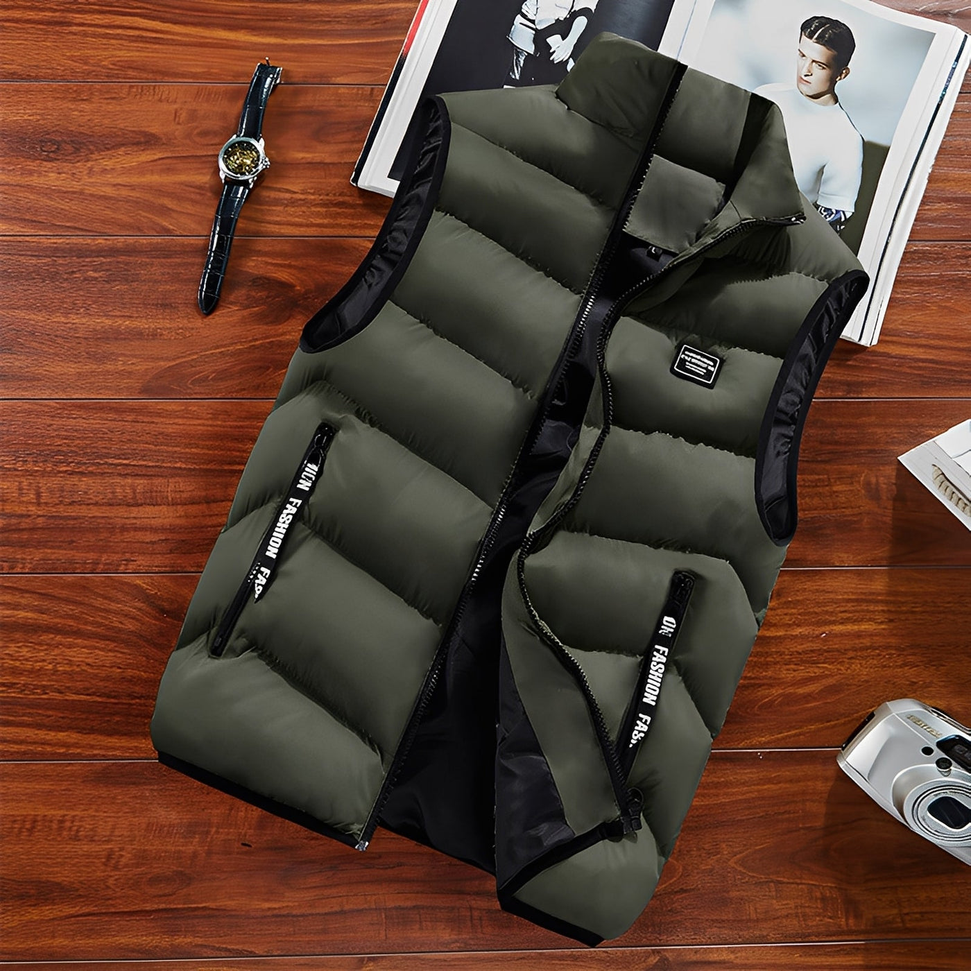 Connell - Chaleco casual, suelto y versátil para hombres