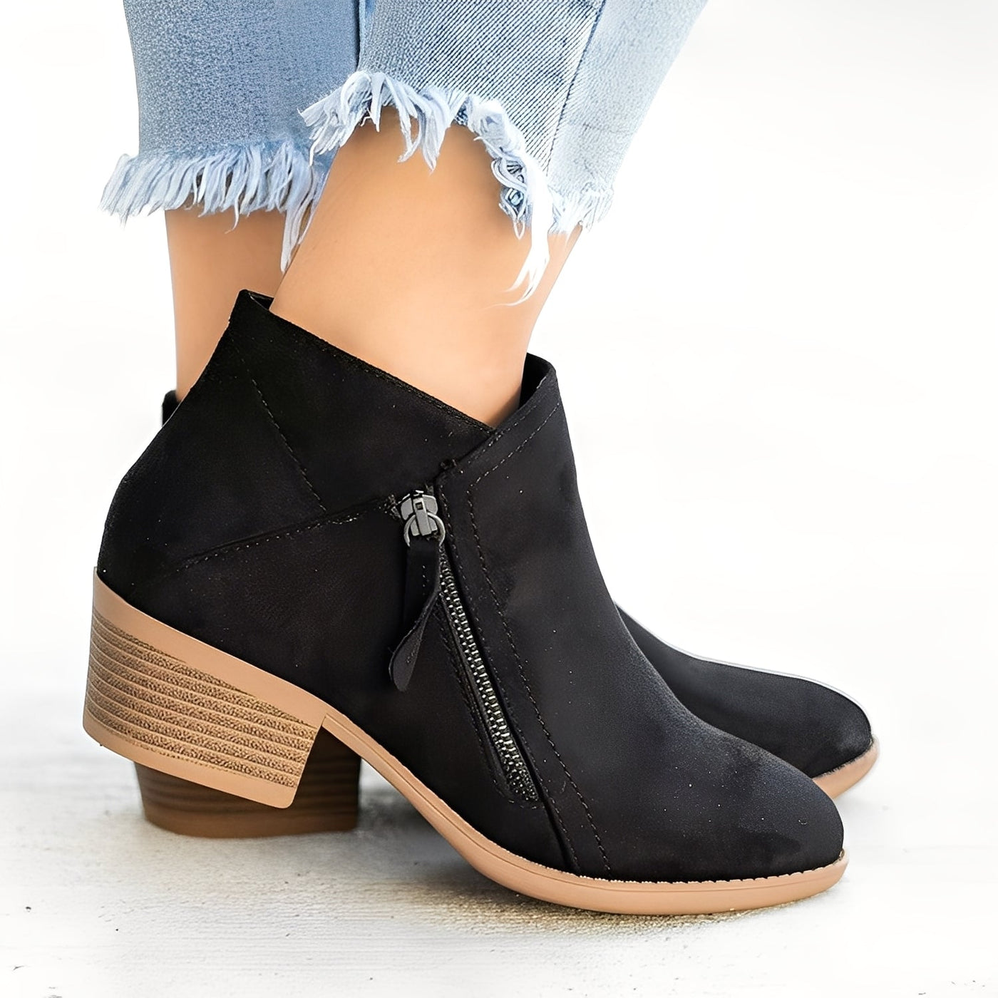 Mirabelle - Botines elegantes con cremallera para mujeres
