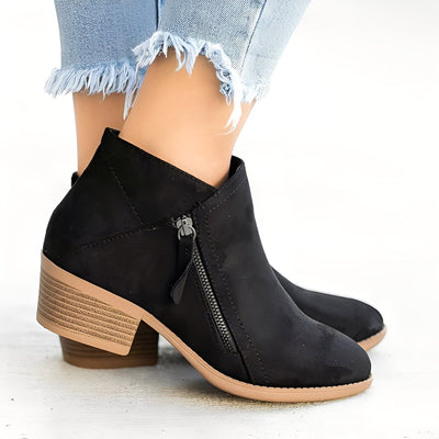 Mirabelle - Botines elegantes con cremallera para mujeres