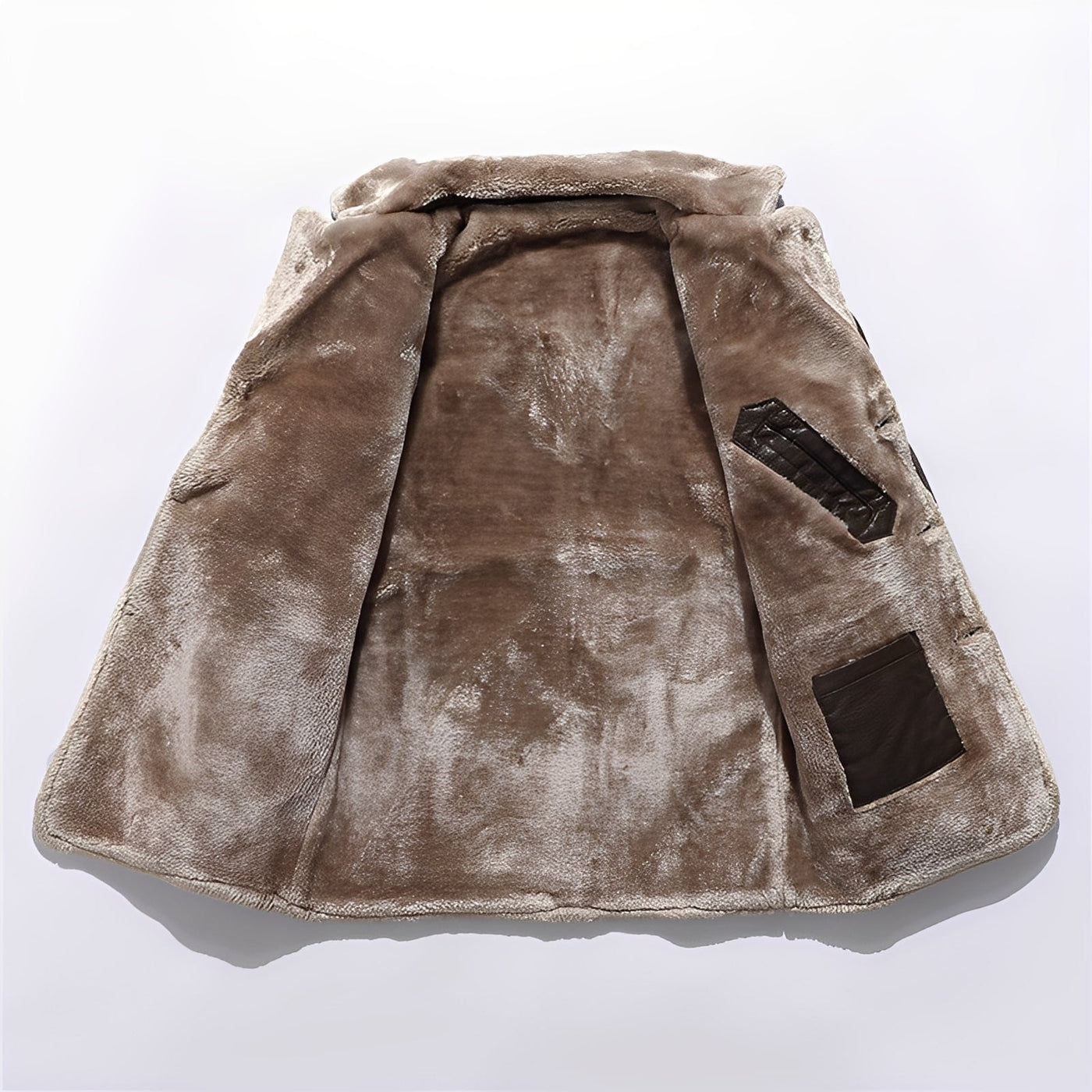 Wilton - Abrigo de peluche casual y cálido para hombres