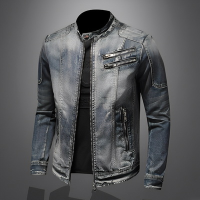 Lucas - Elegante chaqueta de jeans con bolsillos para hombres