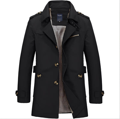 Harry - Cortavientos casual largo medio para hombres