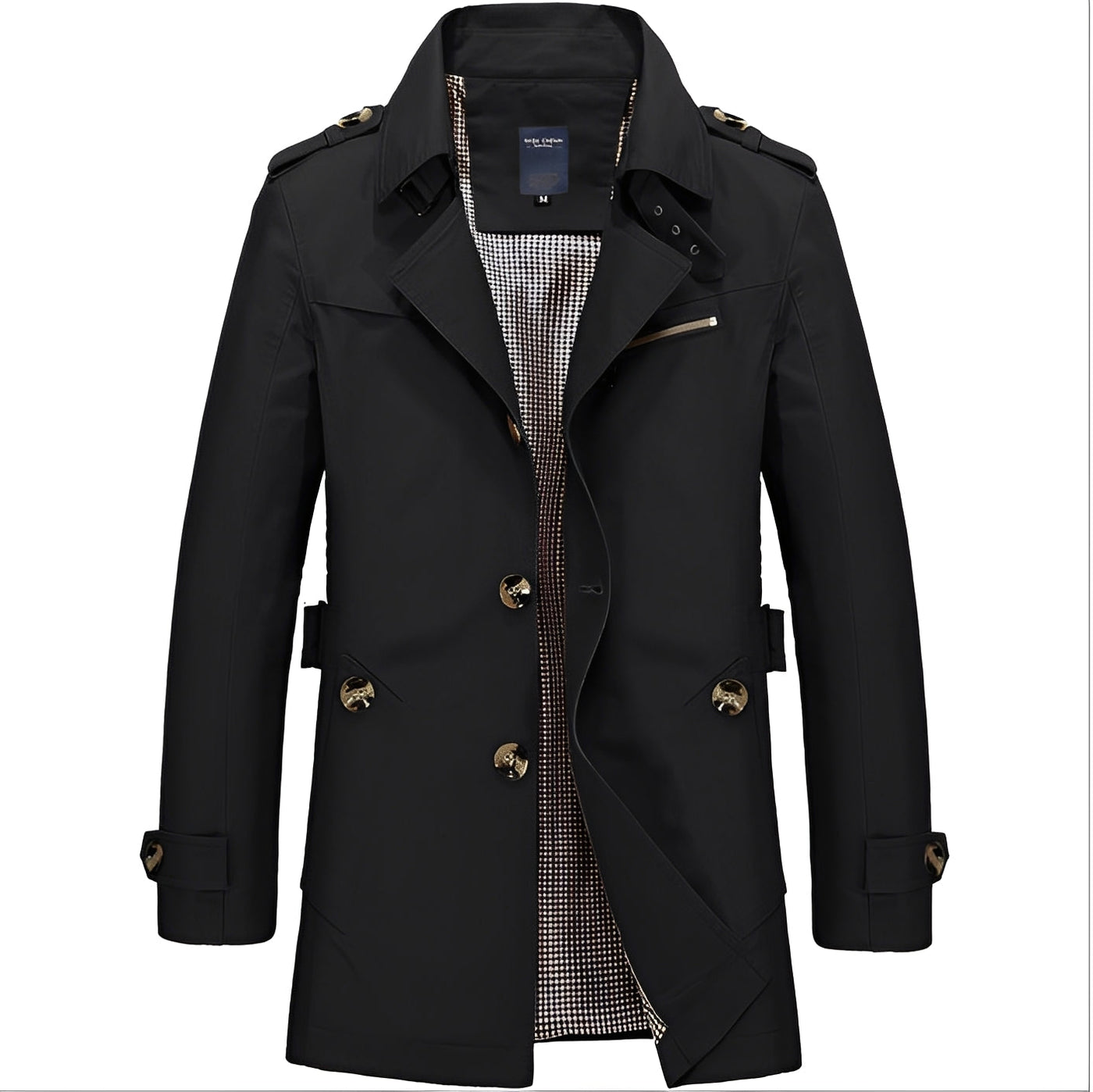 Kolton - Elegante Rompevientos-Trenchcoat para Hombres