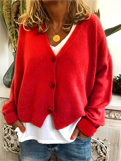 Deena - Cárdigan casual, suelto y cálido para mujeres
