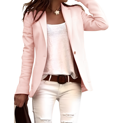 Heather - Blazer casual con solapa para mujeres