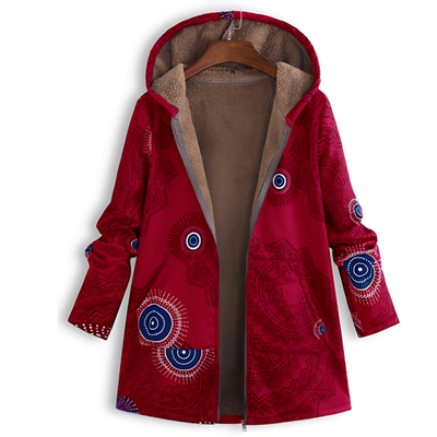 Olyvia - Chaqueta vintage con estampado para mujer