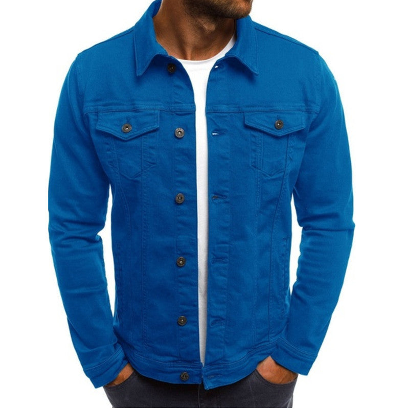 Roland – Chaqueta de Jeans Casual para Hombre
