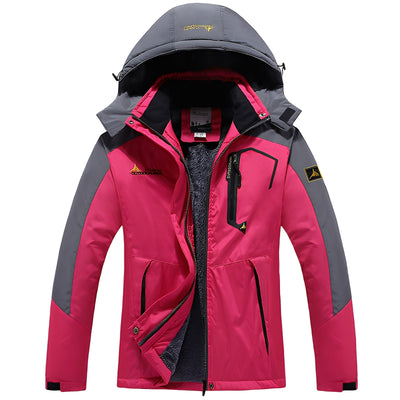Heather - Elegante, con forro de felpa chaqueta de invierno para mujer