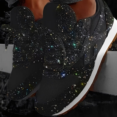 Kaycee - Brillantes, casuales Muffin-Sneaker para mujer