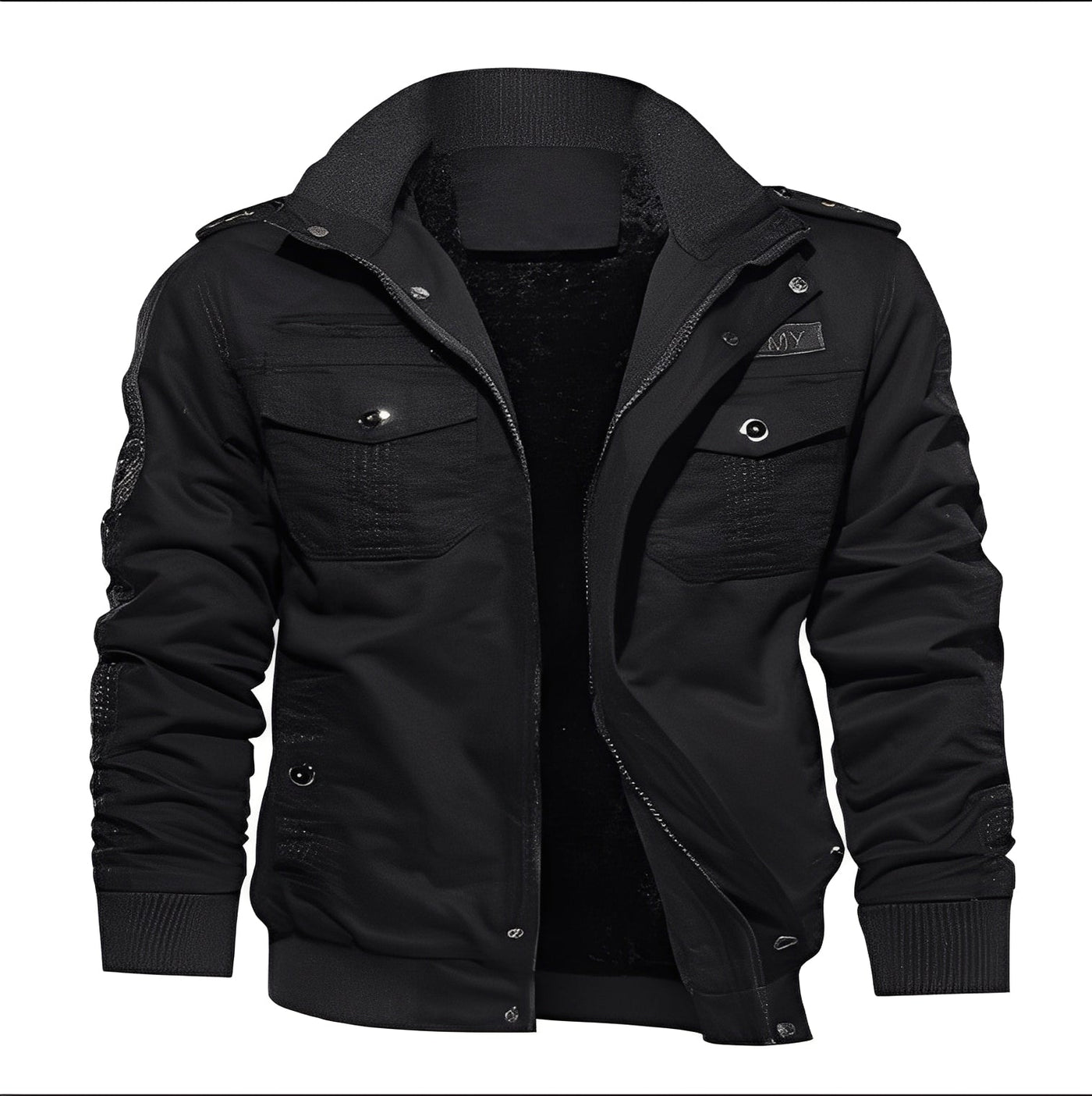 Gary - Elegante chaqueta de forro polar con bolsillos para hombres