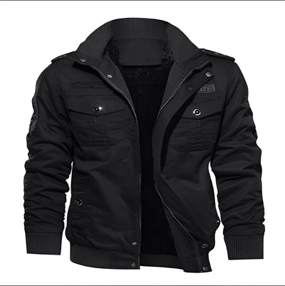 Gary - Elegante chaqueta de forro polar con bolsillos para hombres