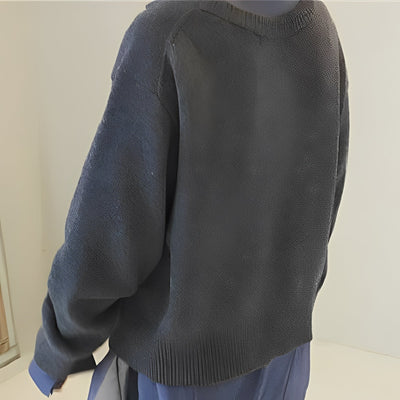 Arianna - Chaqueta de Cachemir Suelta con Botones para Mujeres