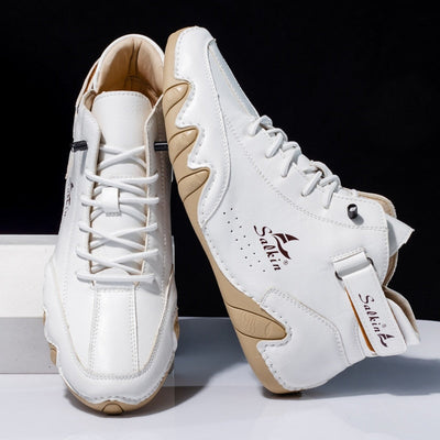 Sergio - Zapatos de Cuero Ortopédicos para Hombres