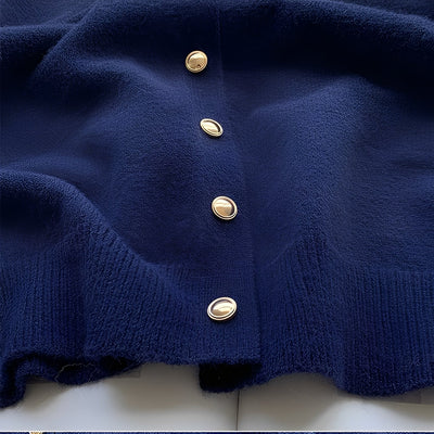 Merla - Suéter suelto con cuello redondo para mujeres
