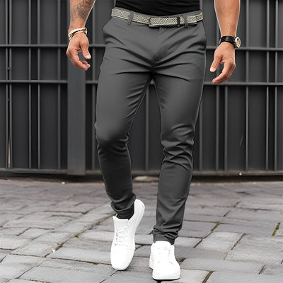 Jaron - Elegante, casual pantalón Slim-Fit para hombres
