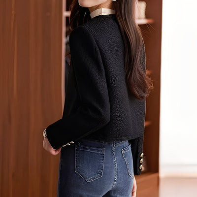 Trecia - Elegante chaqueta corta de tweed para mujer