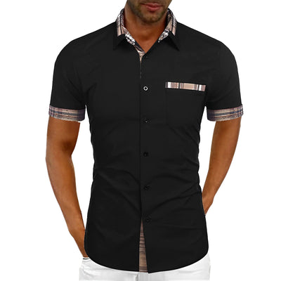 Weldon - Camisa Casual con Botones para Hombres