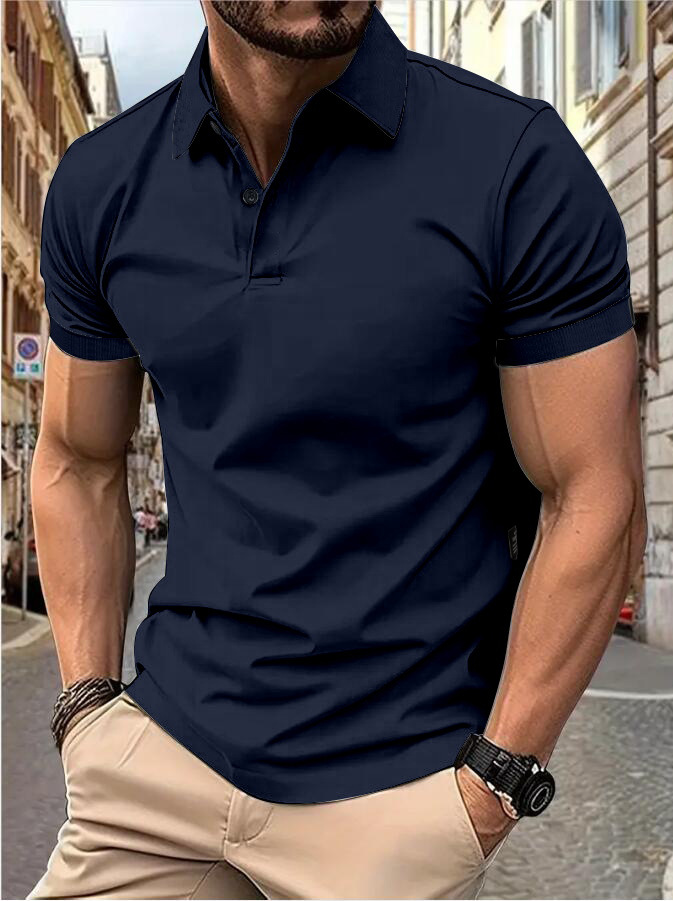 Blake - Camiseta Polo de Verano para Hombres en Ajuste Delgado