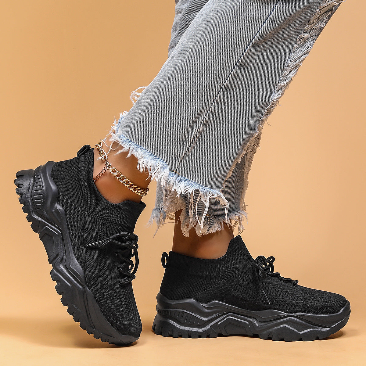 Wendi - Cómodos, casuales zapatos de tejido volador para mujeres