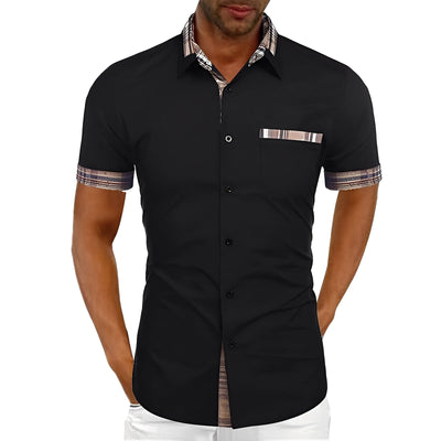 Marvin - Camisa Corta Casual para Hombres