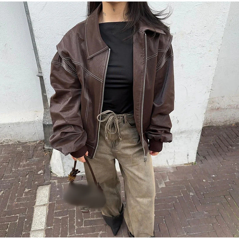 Jaidyn - Bomberjacke Oversized para Mujer