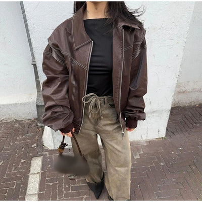 Jaidyn - Bomberjacke Oversized para Mujer