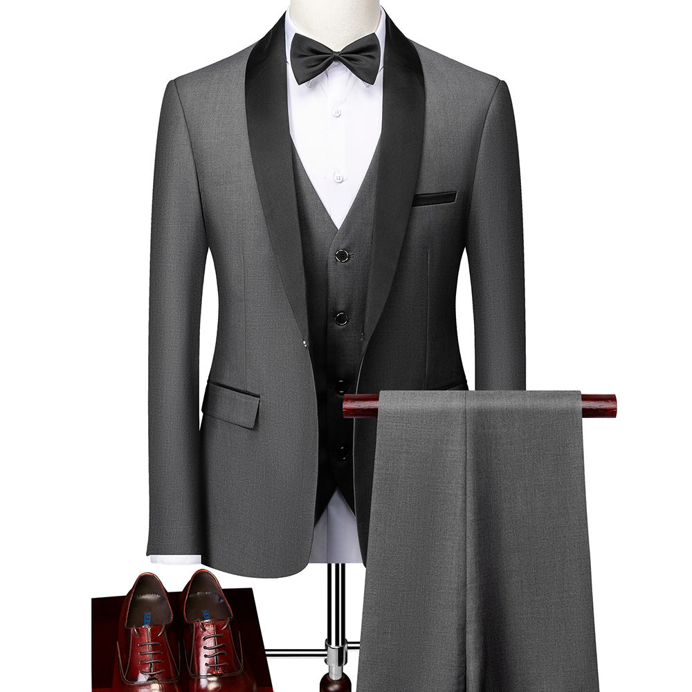 George - Traje formal de 3 piezas Slim-Fit para hombres