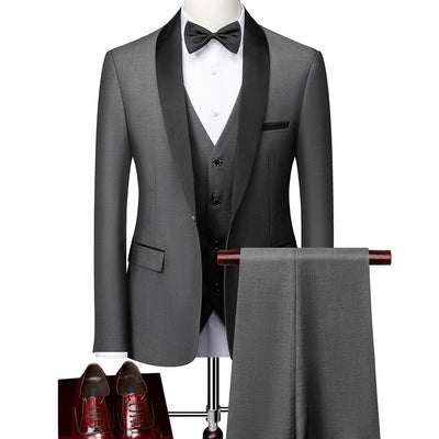 George - Traje formal de 3 piezas Slim-Fit para hombres