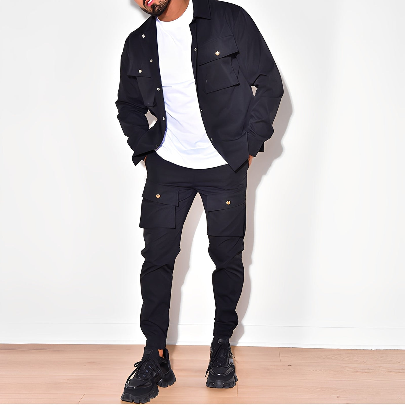 Neville - Conjunto Cargo Elegante para Hombres