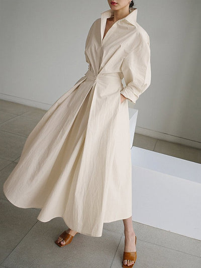 Izumi - Vestido Largo para Mujeres con Bolsillos