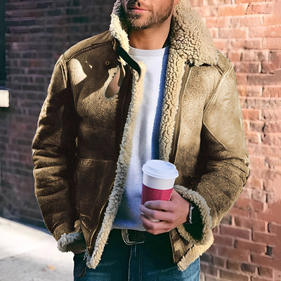 Brenden - Chaqueta con solapa ancha para hombres