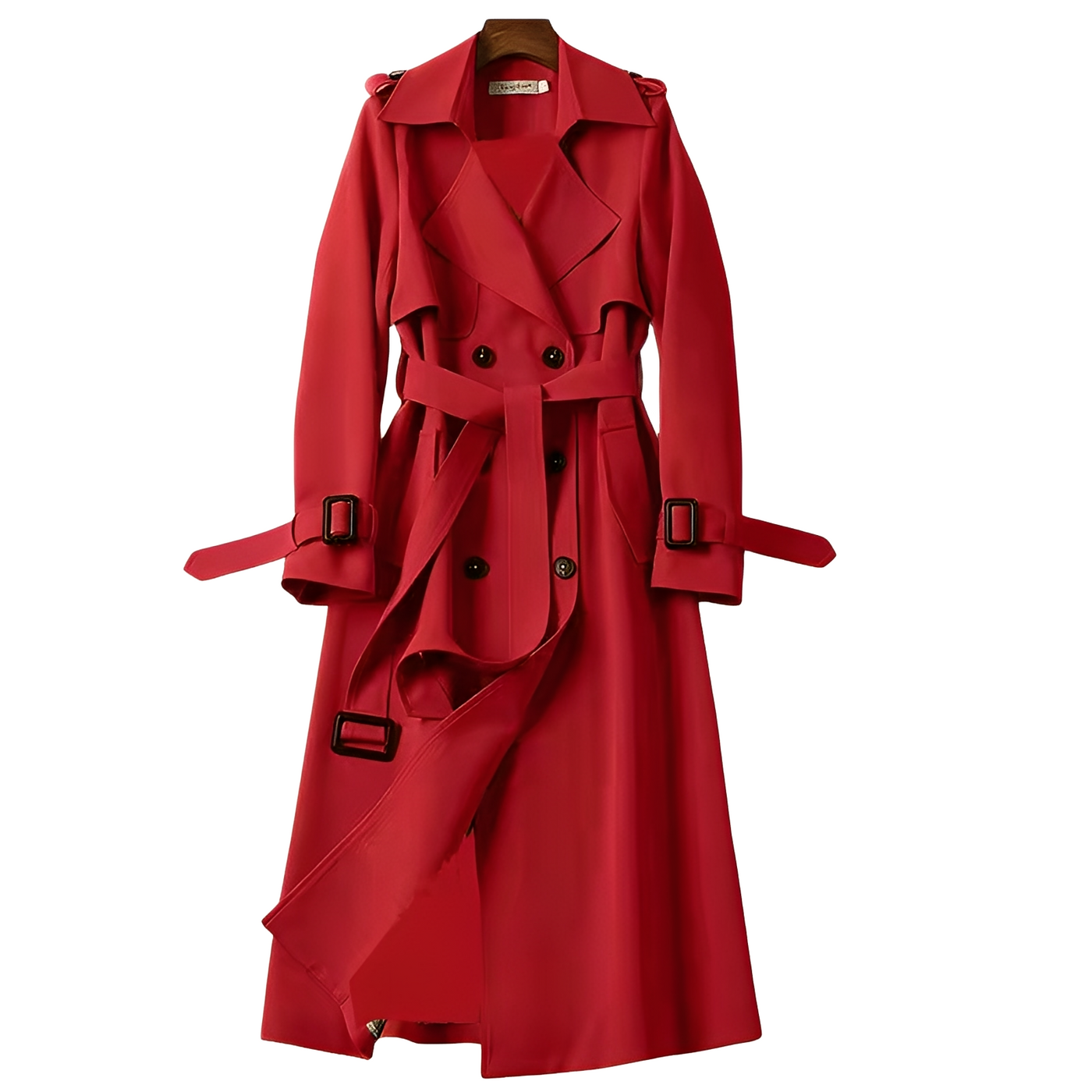 Patricia - Elegante gabardina con botones para mujeres