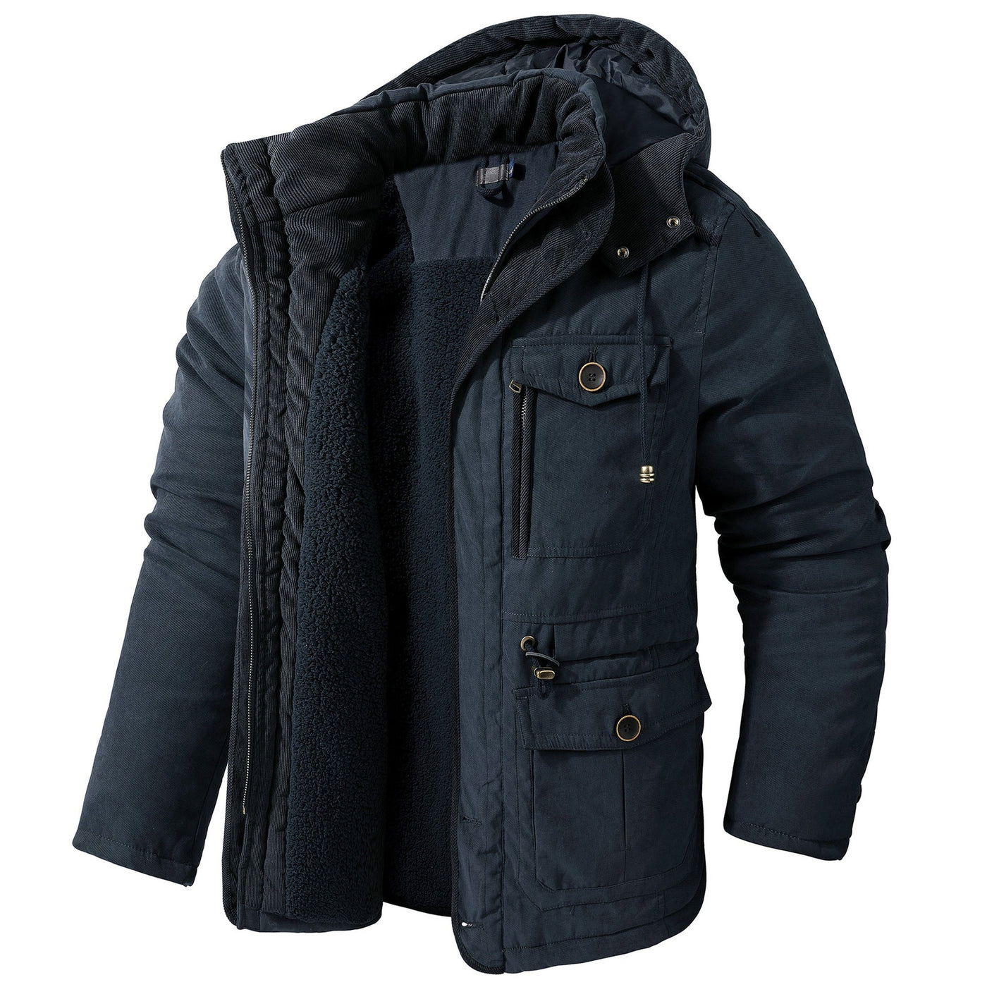 Daniel - Chaqueta de invierno gruesa con capucha para hombres