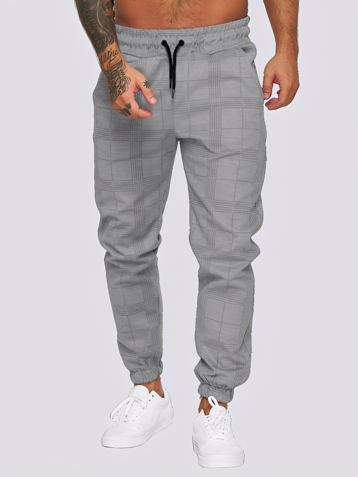 Jaeden - Elegante pantalones a cuadros para hombres