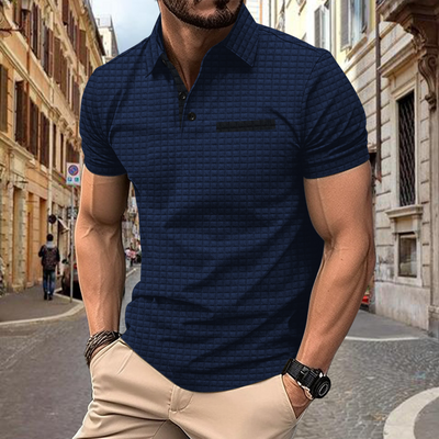 Jamison - Polo Slim-Fit con Cuadros para Hombres
